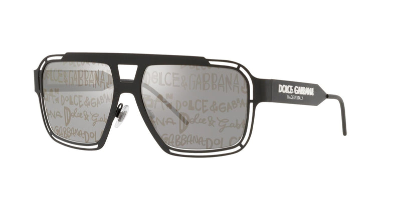 DG2270  1106K1 MATTE BLACK SILVER/GOLD GRAFFITI LENS