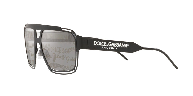 DG2270  1106K1 MATTE BLACK SILVER/GOLD GRAFFITI LENS
