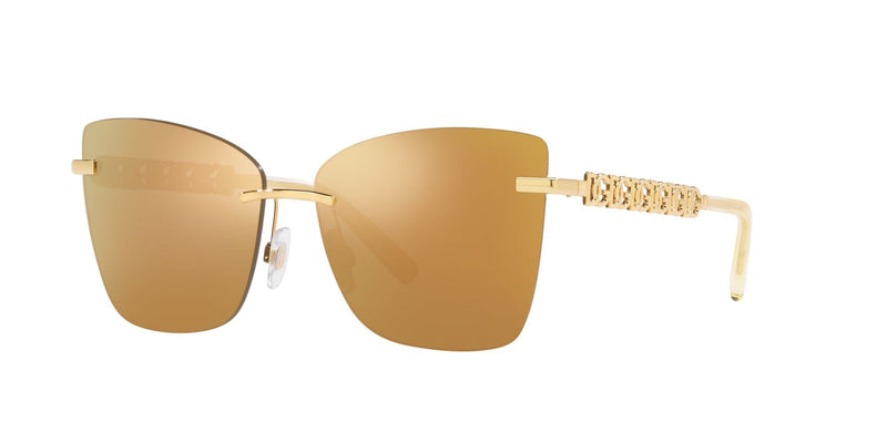 DG2289 02/7P GOLD/ BROWN MIRROR GOLD LENS