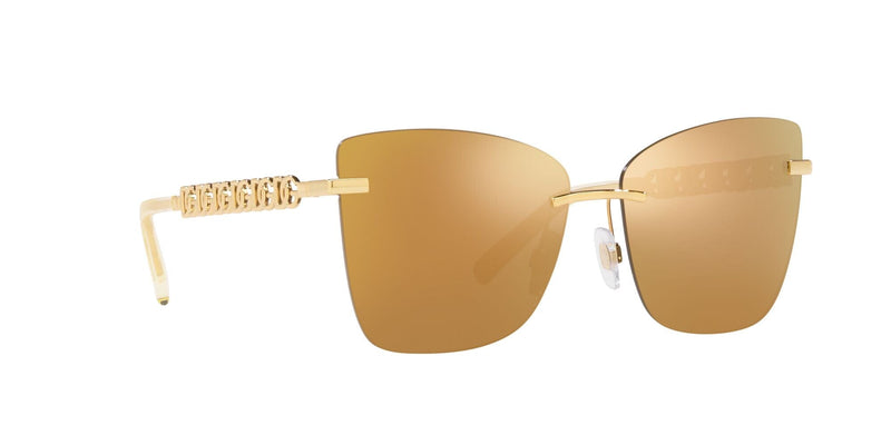 DG2289 02/7P GOLD/ BROWN MIRROR GOLD LENS