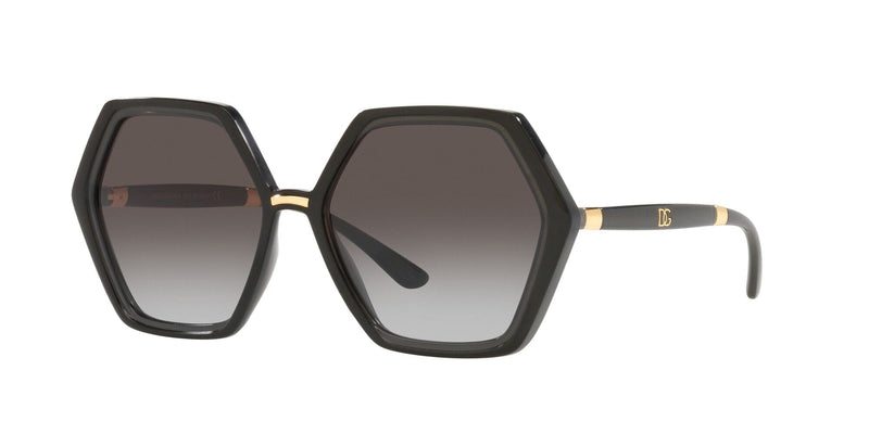 DG6167 32468G BLACK TRANSPARENT/GREY GRADIENT LENS