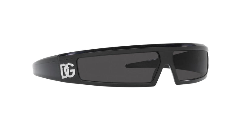 DG6181 501/87  BLACK W/DARK GREY LENS