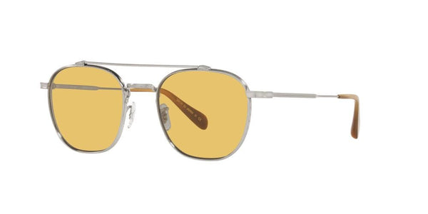 0OV1294ST 525485 MANDEVILLE BRUSHED SILVER/MUSTARD LENS