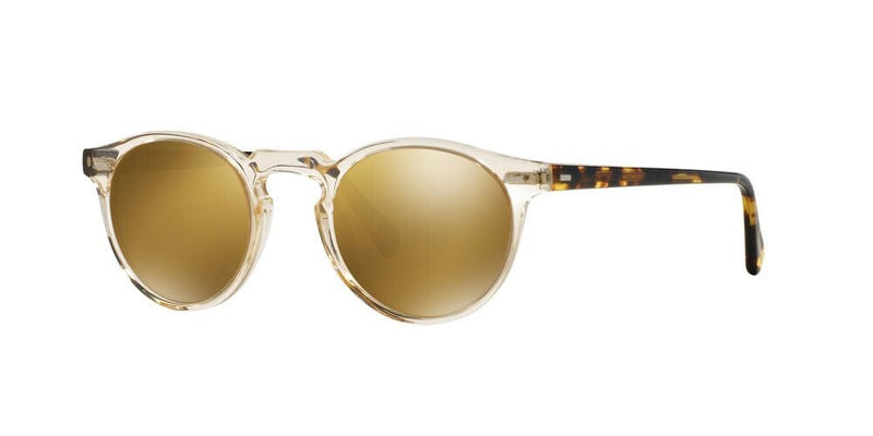 0OV5217S 1485W4 (47) GREGORY PECK BUFF DK TORT/GOLD MIRROR LENS