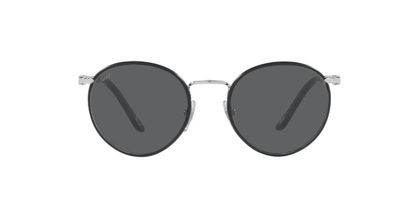 PO2422SJ 1119B1 SILVER MATTE BLACK/GREY LENS