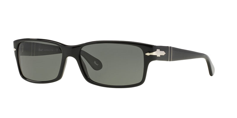 PO2803S 95/58 (58) BLACK/POLARISED  GREEN LENS