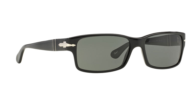 PO2803S 95/58 (58) BLACK/POLARISED  GREEN LENS