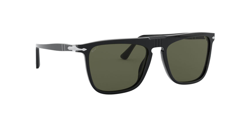 PO3225S 95/58 (56)  BLACK/GREEN POLARISED LENS