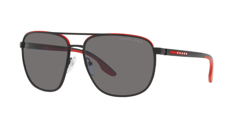 SPS50YS 19G02G (62) BLACK RED/POLARISED GREY LENS