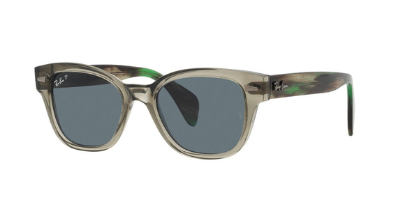 RB0880S 66353R (49) TRANS GREEN/DARK BLUE POLARISED LENS