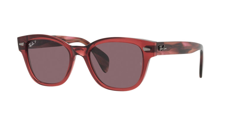 RB0880S 6639AF TRANS PINK/ POLARISED DARK VIOLET LENS