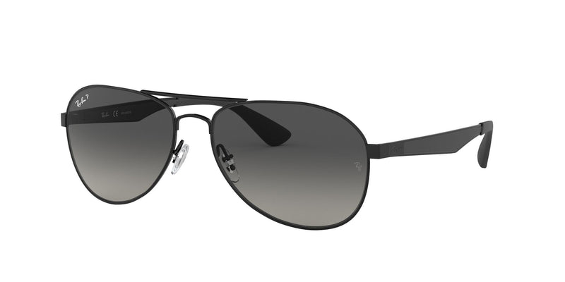 RB3549 002/T3 BLACK/GREY GRAD POLARISED LENS