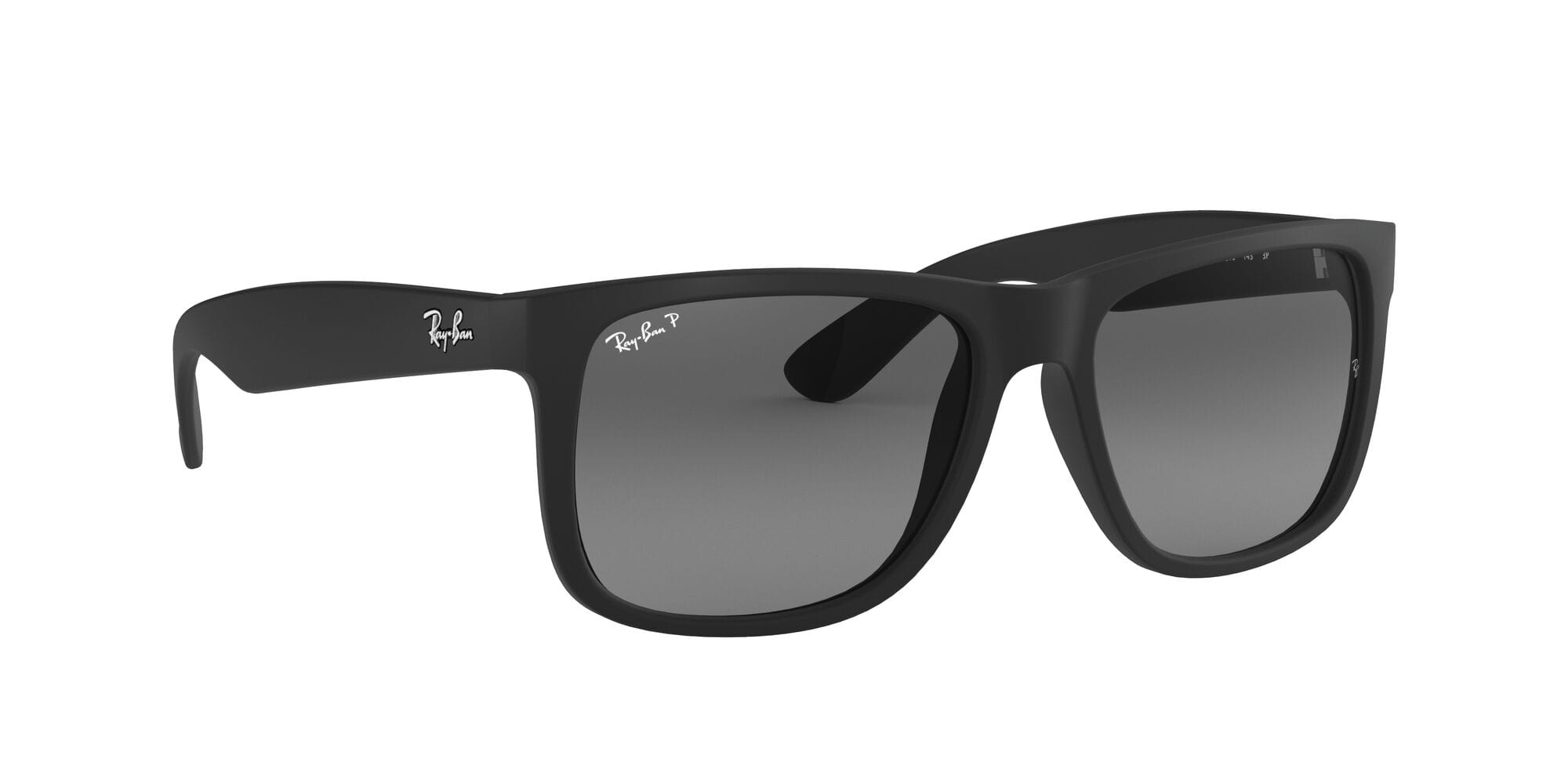 RB4165 622/T3 (55) justin matte black/grey gradient polarised lens