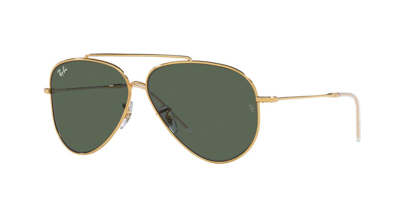 RBR0101S 001/VR (59) AVIATOR REVERSE ARISTA/DARK GREEN LENS