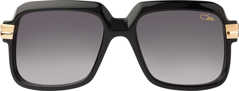 CAZAL 607/3 001 BLACK GOLD/GREY LENS