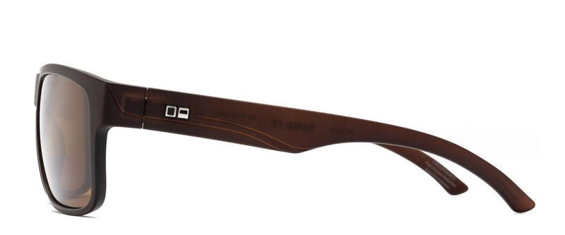 RAMBLER 137-2002P  MATTE ESPRESSO/BROWN POLARISED LENS