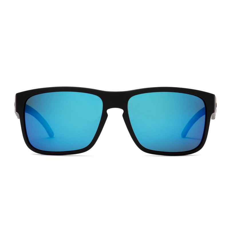 RAMBLER 137-2101P MATTE BLACK/POLARISED MIRROR BLUE  LENS