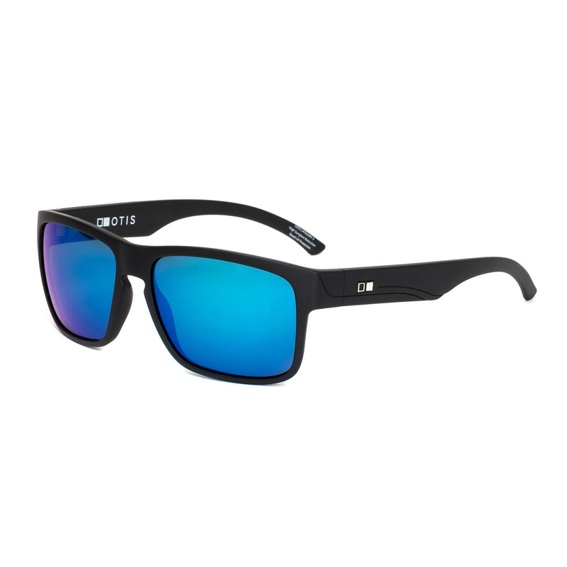 RAMBLER 137-2101P MATTE BLACK/POLARISED MIRROR BLUE  LENS