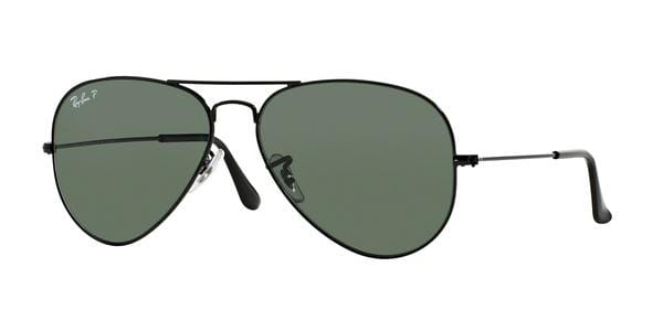 RB3025 002/58 [58] black frame/green polarised