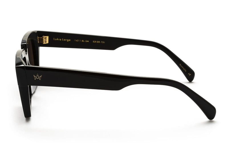 AM EYEWEAR FASHA BLACK/SMOKE LENS