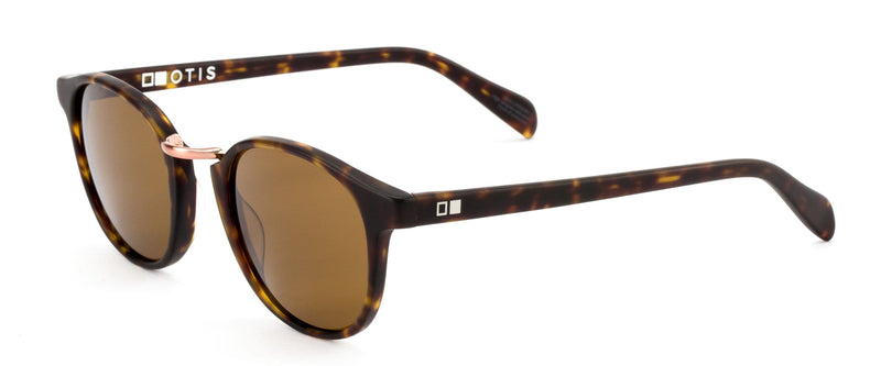 OTIS A DAY LATE 25-1804 MATTE DARK TORT/BROWN LENS