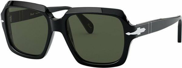 PO0581s 95/31 BLACK/GREEN LENS