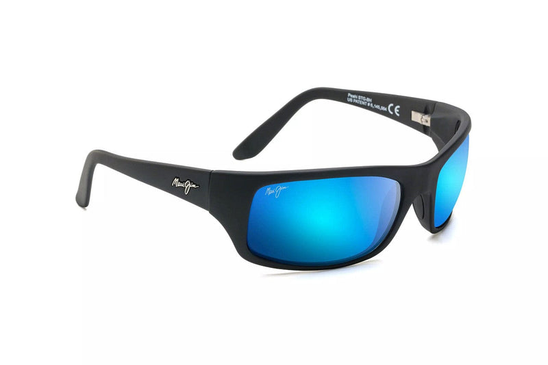 B202-02m peahi matte black blue hawaii polarised