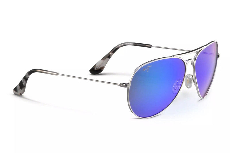 B264-17 Mavericks silver titanium blue hawaii polarised