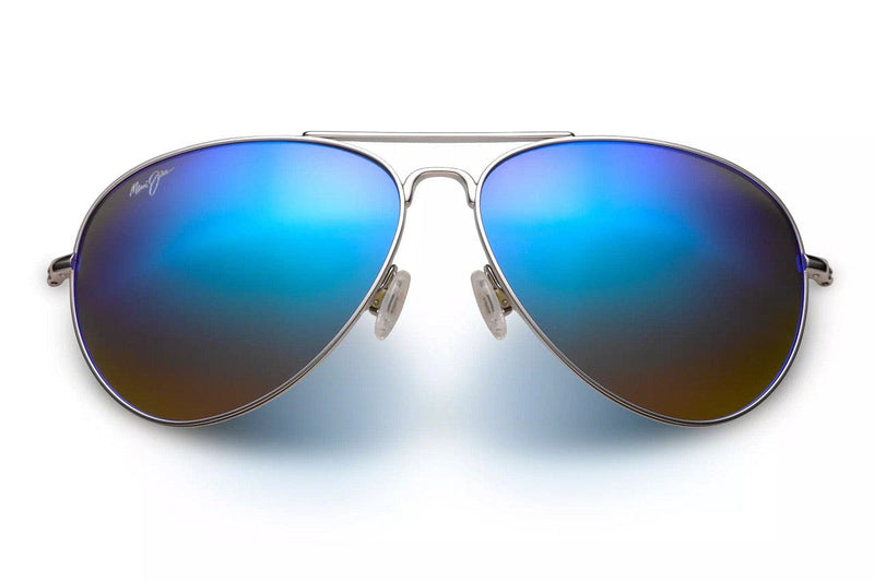 B264-17 Mavericks silver titanium blue hawaii polarised