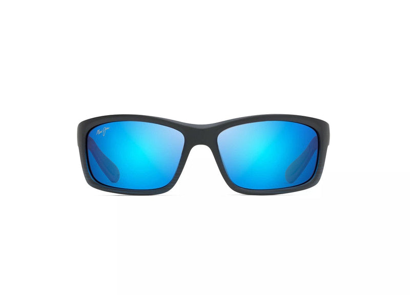 B766-08C Kanaio coast matte blue black stripe blue hawaii polarised