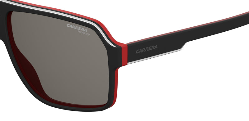 CARRERA 1001/S BLX 6290 MATTE BLACK RED WHITE