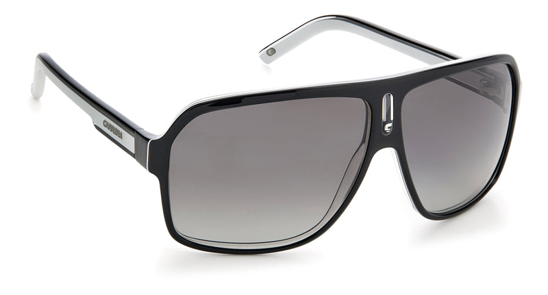 CARRERA 27 80S BLACK WHITE/POLARISED GREY LENS