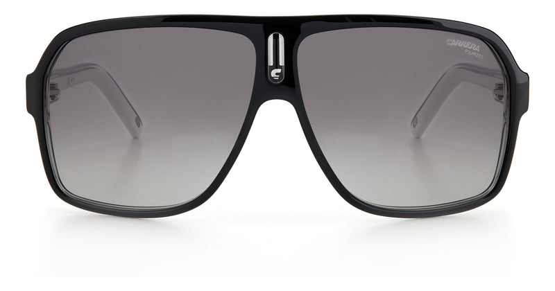 CARRERA 27 80S BLACK WHITE/POLARISED GREY LENS