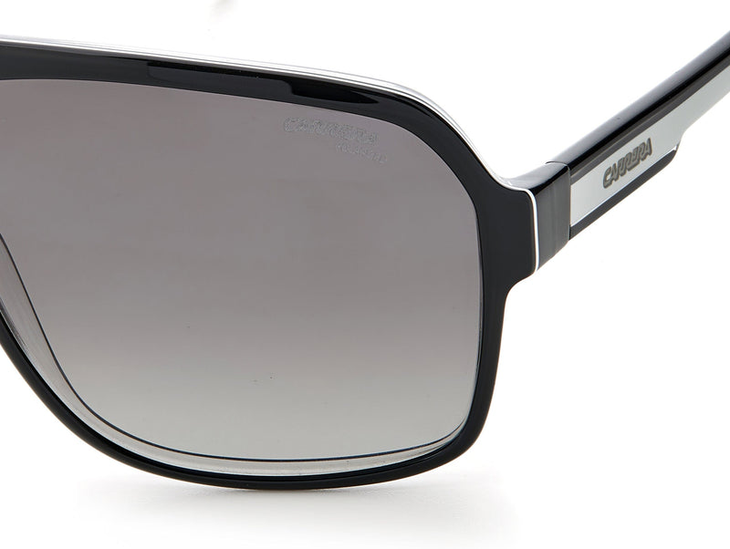 CARRERA 27 80S BLACK WHITE/POLARISED GREY LENS