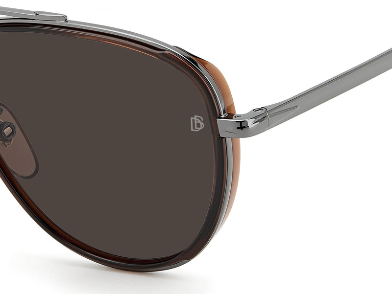 DB7068/G/S CVW   DARK RUST BROWN/GREY LENS