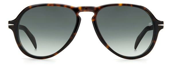DB7079/s 086/9K dark havana/green gradient lens