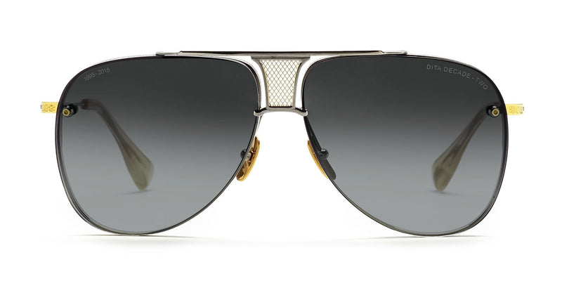 DECADE TWO DRX2082- A   SLV 18K GOLD-GREY GRADIENT LENS