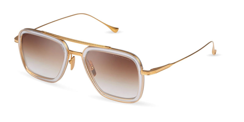 Flight  006 7806-L clear titanium gold/brown gradient
