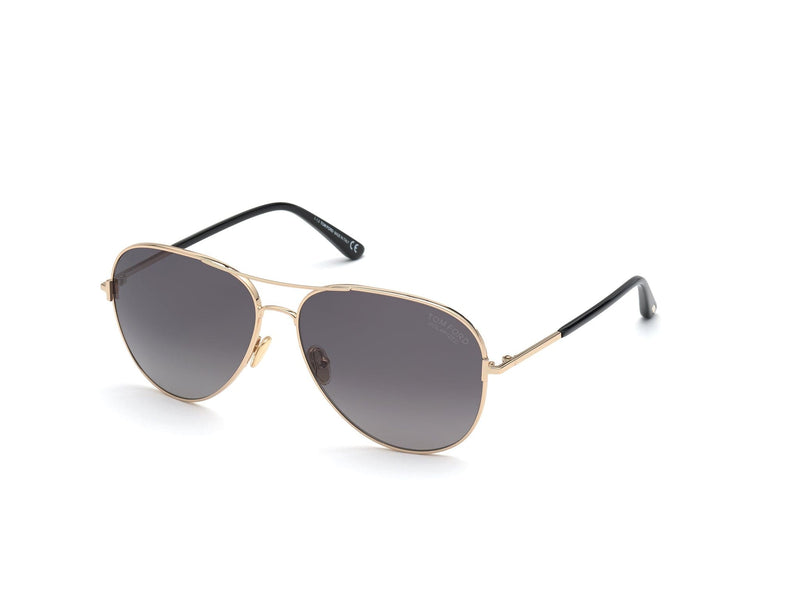 TF823 28D CLARK ROSE GOLD/SMOKE POLARISED LENS