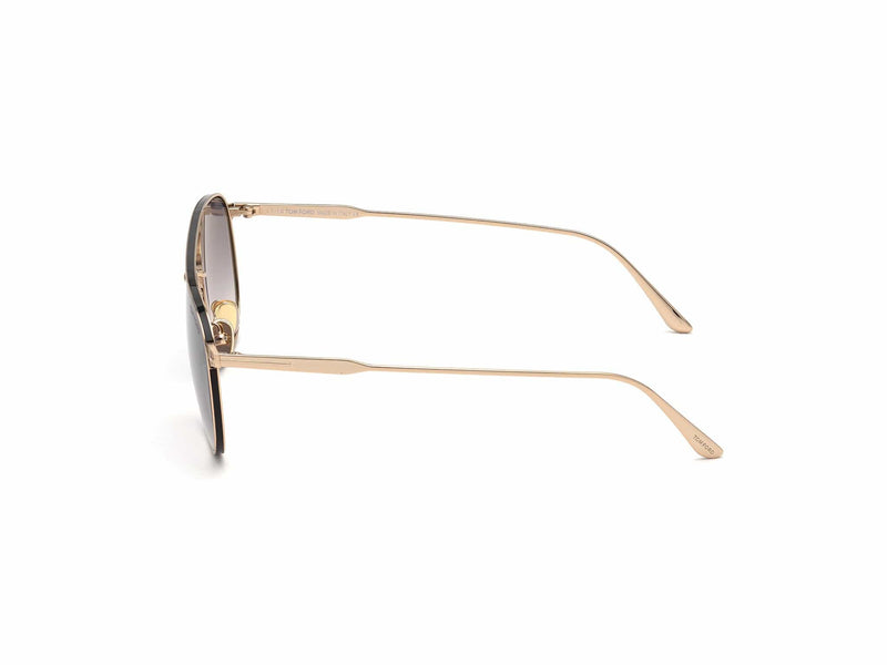 TF827 28B ROSE GOLD/BROWN GRADUATED LENS