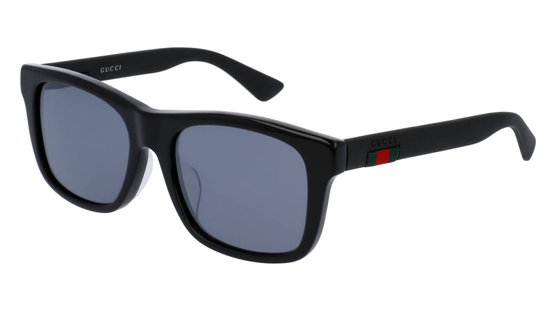 GUCCI GG0008S 002 BLACK/GREY LENS