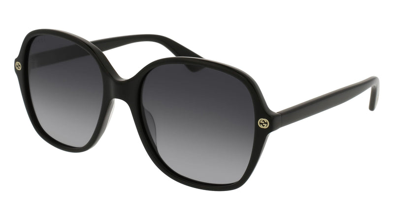 GUCCI GG0092S 001 BLACK/GREY LENS