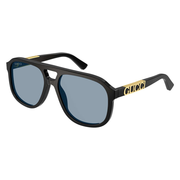 GG1188S 004 BLACK/BLUE LENS