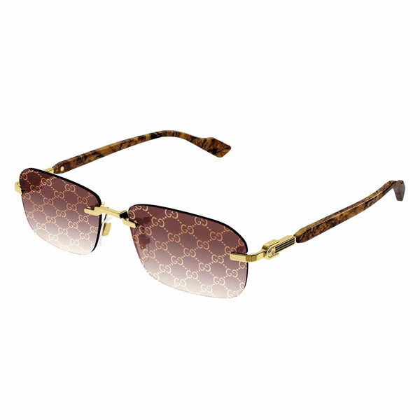 GG1221S 004 gold/logo lens