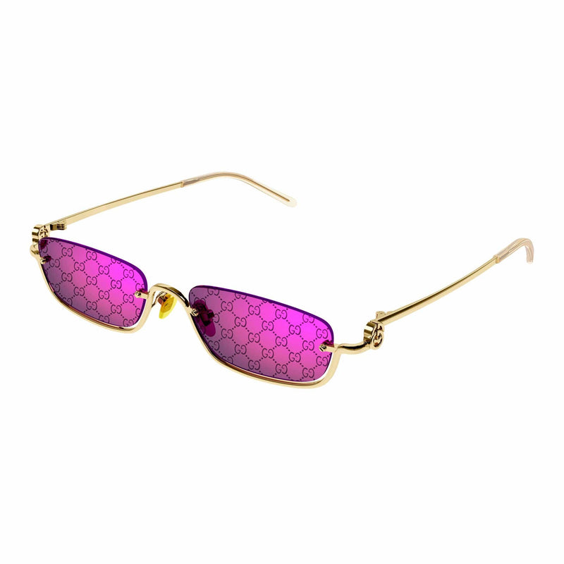 GG1278S 005 GOLD/VIOLET LOGO LENS