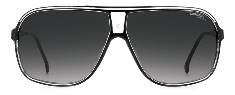 GRAND PRIX 2 80S  BLACK WHITE /GREY POLARISED LENS