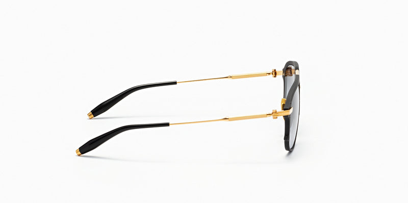 ICARUS AKS206A GOLD BLACK/BLUE LENS