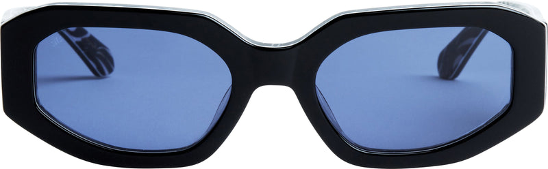 JUICY BLACK SAFARI/GREY BLUE LENS