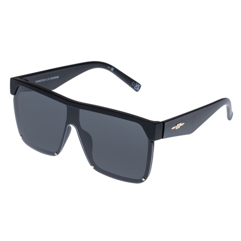 THIRSTDAY 2202509 MATTE BLACK/SMOKE MONO LENS
