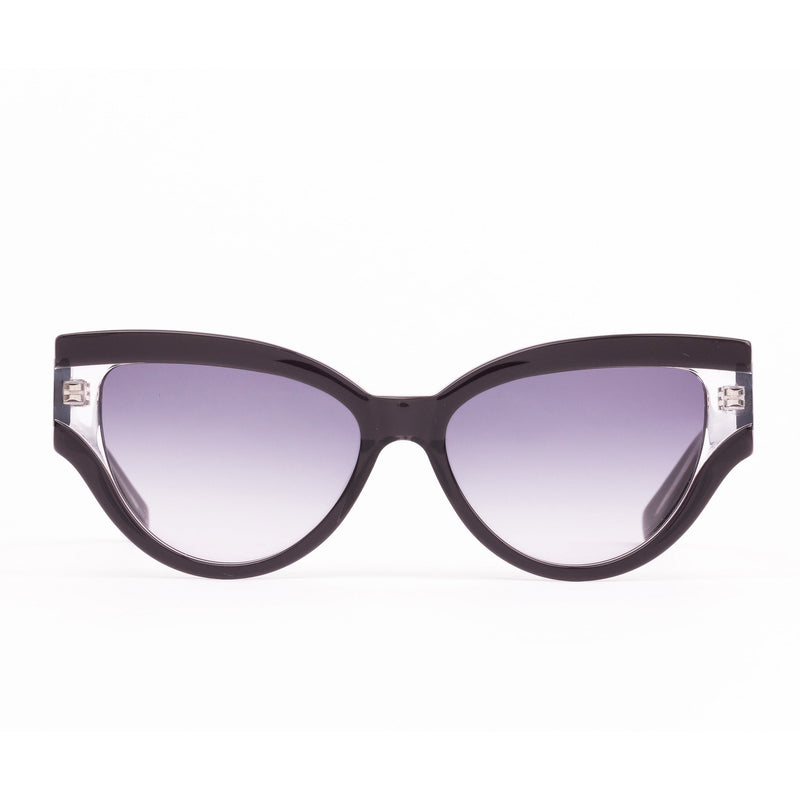 ALL NIGHTER BLACK CLEAR/GREY BLUE LENS